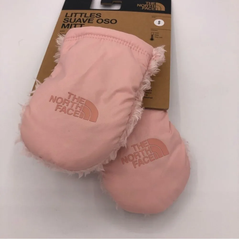 The North Face Littles Osilito Mitten in Peach Pink size Small NWT